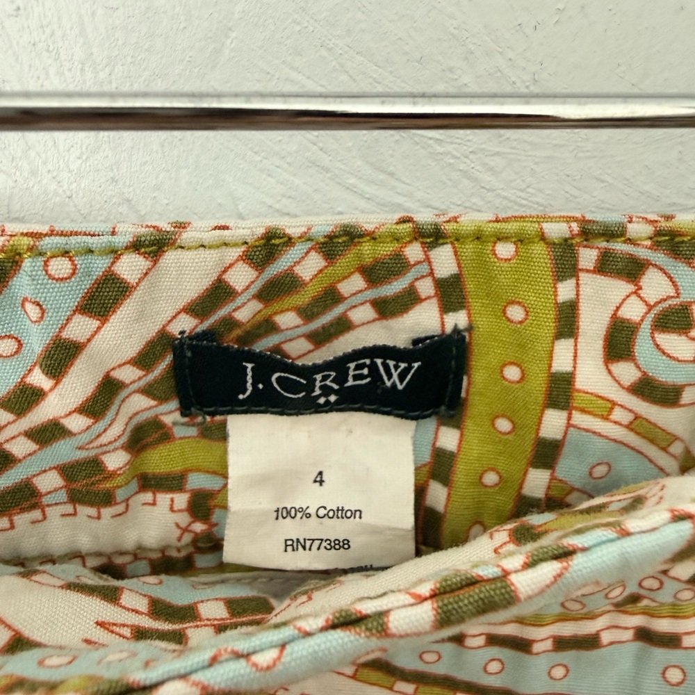 J. Crew Trastevere Paisley Medallion Print Mini Skirt - Picture 2 of 4